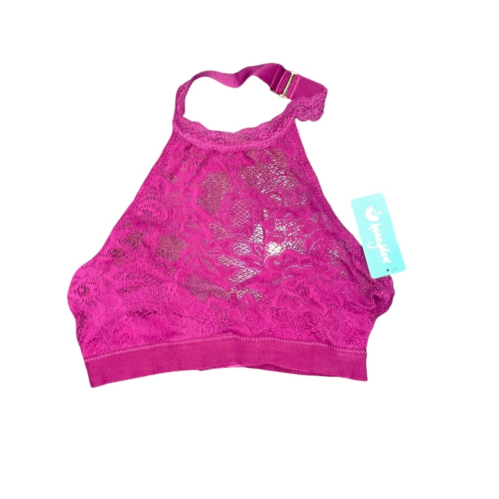 NWT Women's Honeydew Olivia Bralette Huckleberry Lace Bra Sz M - Picture 6 of 6